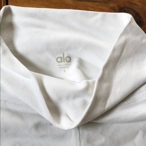 Alo White Moto Legging